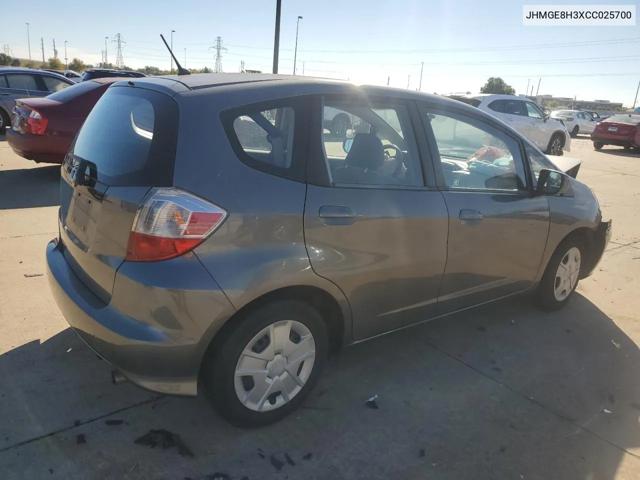 JHMGE8H3XCC025700 2012 Honda Fit