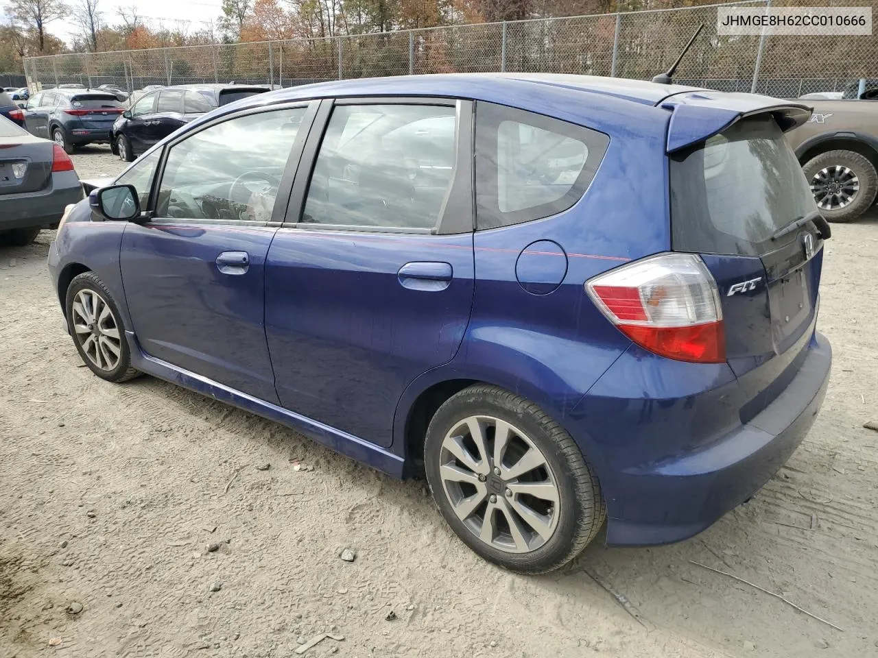 2012 Honda Fit Sport VIN: JHMGE8H62CC010666 Lot: 78855374