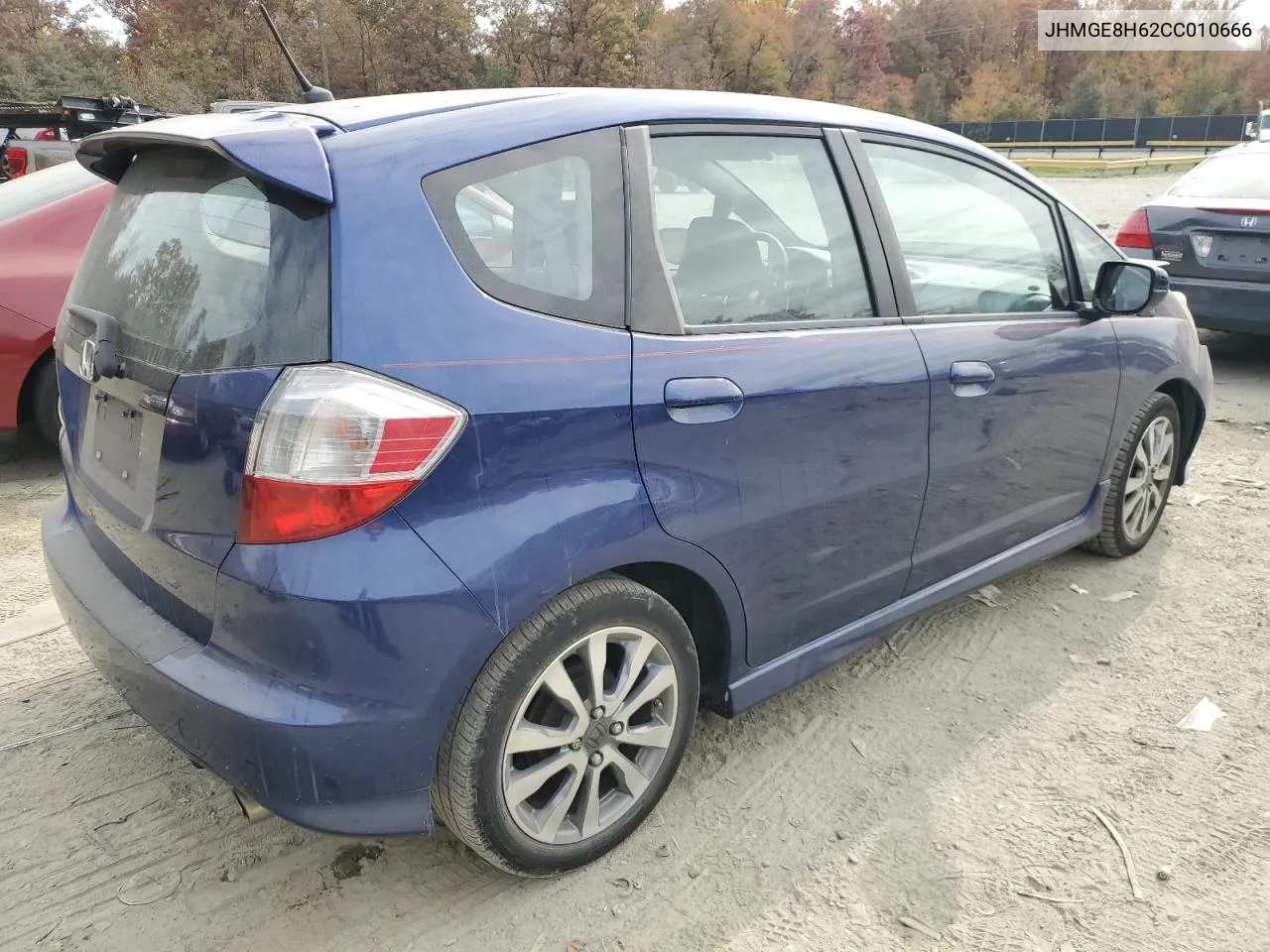 2012 Honda Fit Sport VIN: JHMGE8H62CC010666 Lot: 78855374