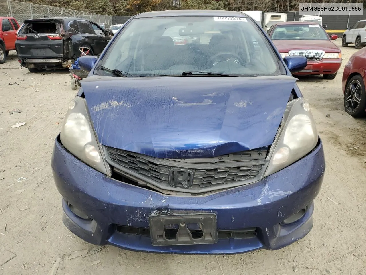 2012 Honda Fit Sport VIN: JHMGE8H62CC010666 Lot: 78855374