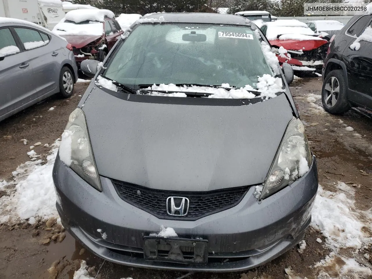 2012 Honda Fit VIN: JHMGE8H38CC020298 Lot: 79545094