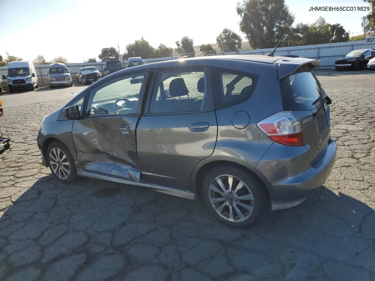 2012 Honda Fit Sport VIN: JHMGE8H65CC019829 Lot: 80140194