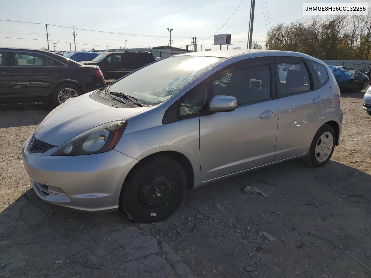 2012 Honda Fit VIN: JHMGE8H36CC032286 Lot: 80901824