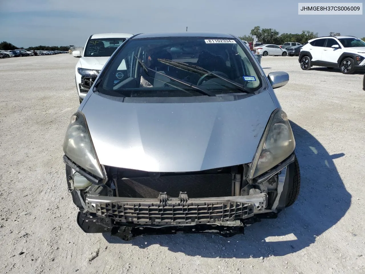 2012 Honda Fit VIN: JHMGE8H37CS006009 Lot: 81102334