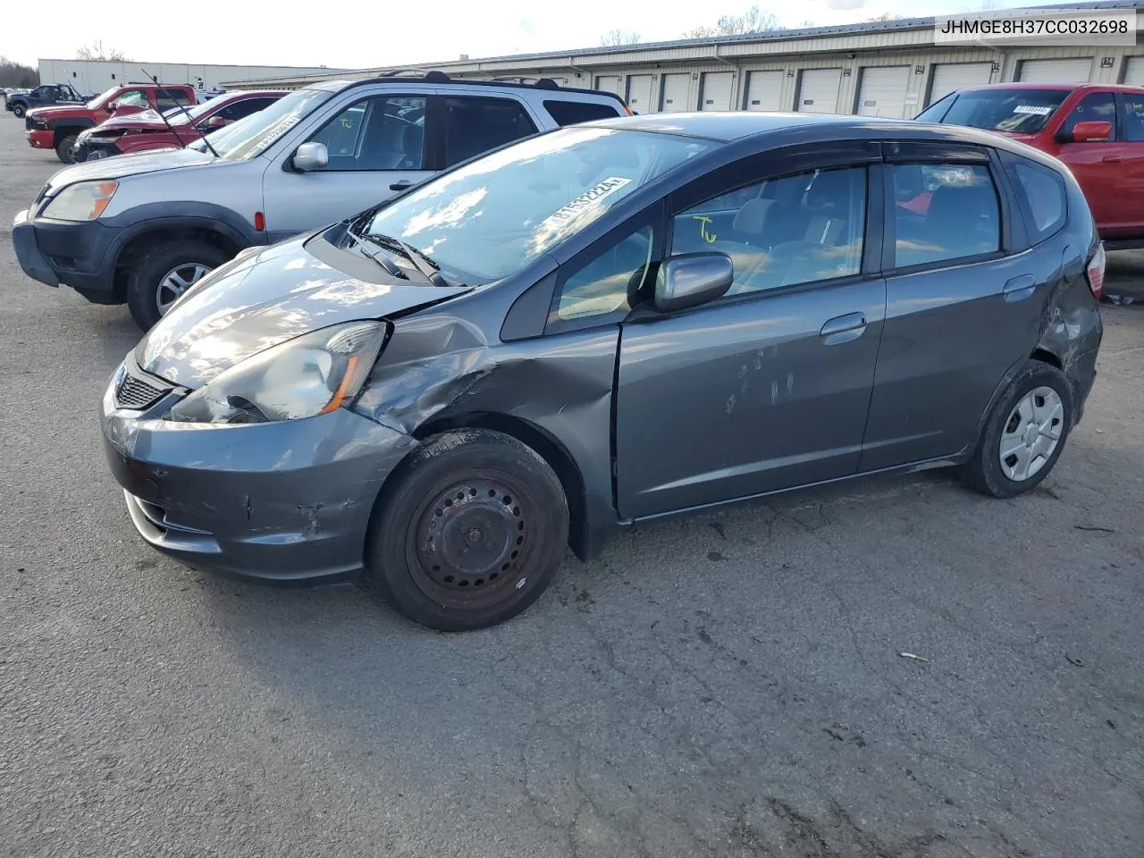 2012 Honda Fit VIN: JHMGE8H37CC032698 Lot: 81532224