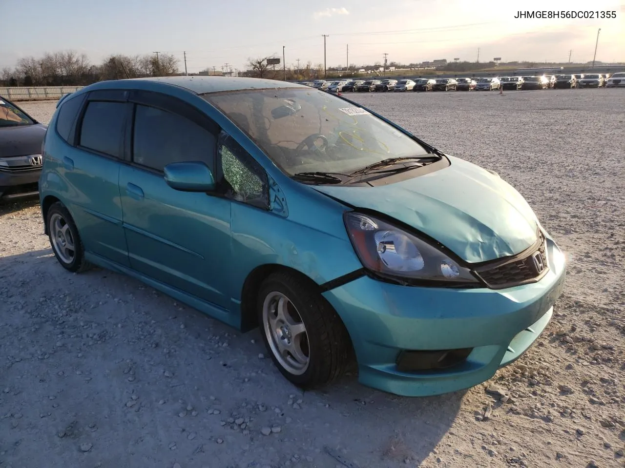 JHMGE8H56DC021355 2013 Honda Fit Sport