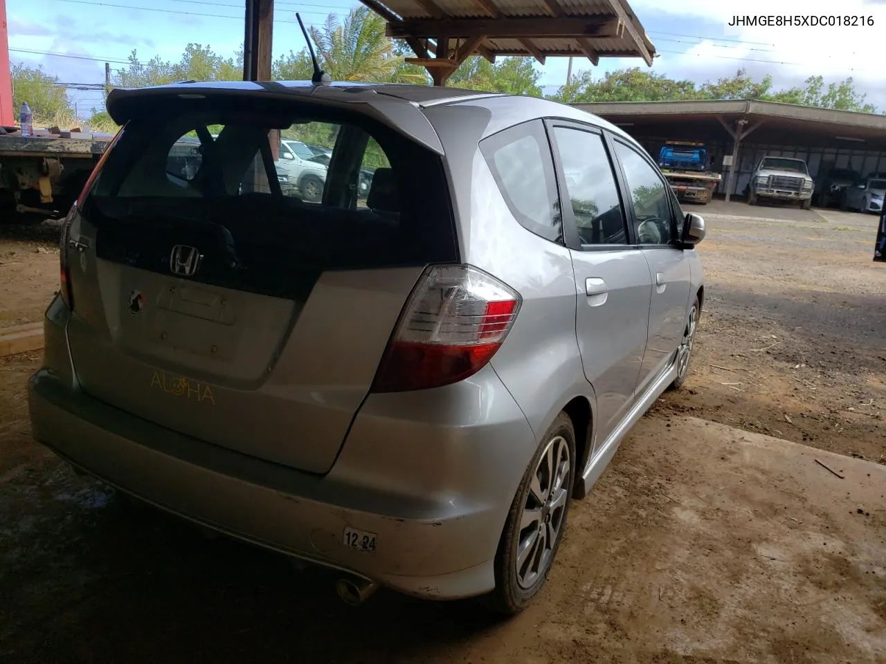 2013 Honda Fit Sport VIN: JHMGE8H5XDC018216 Lot: 51072274