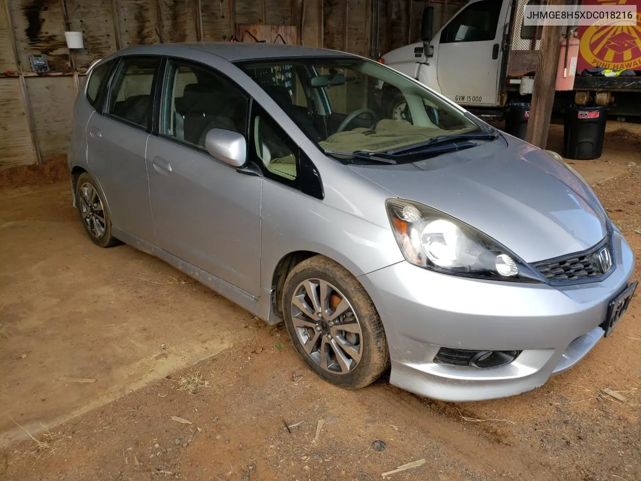 JHMGE8H5XDC018216 2013 Honda Fit Sport