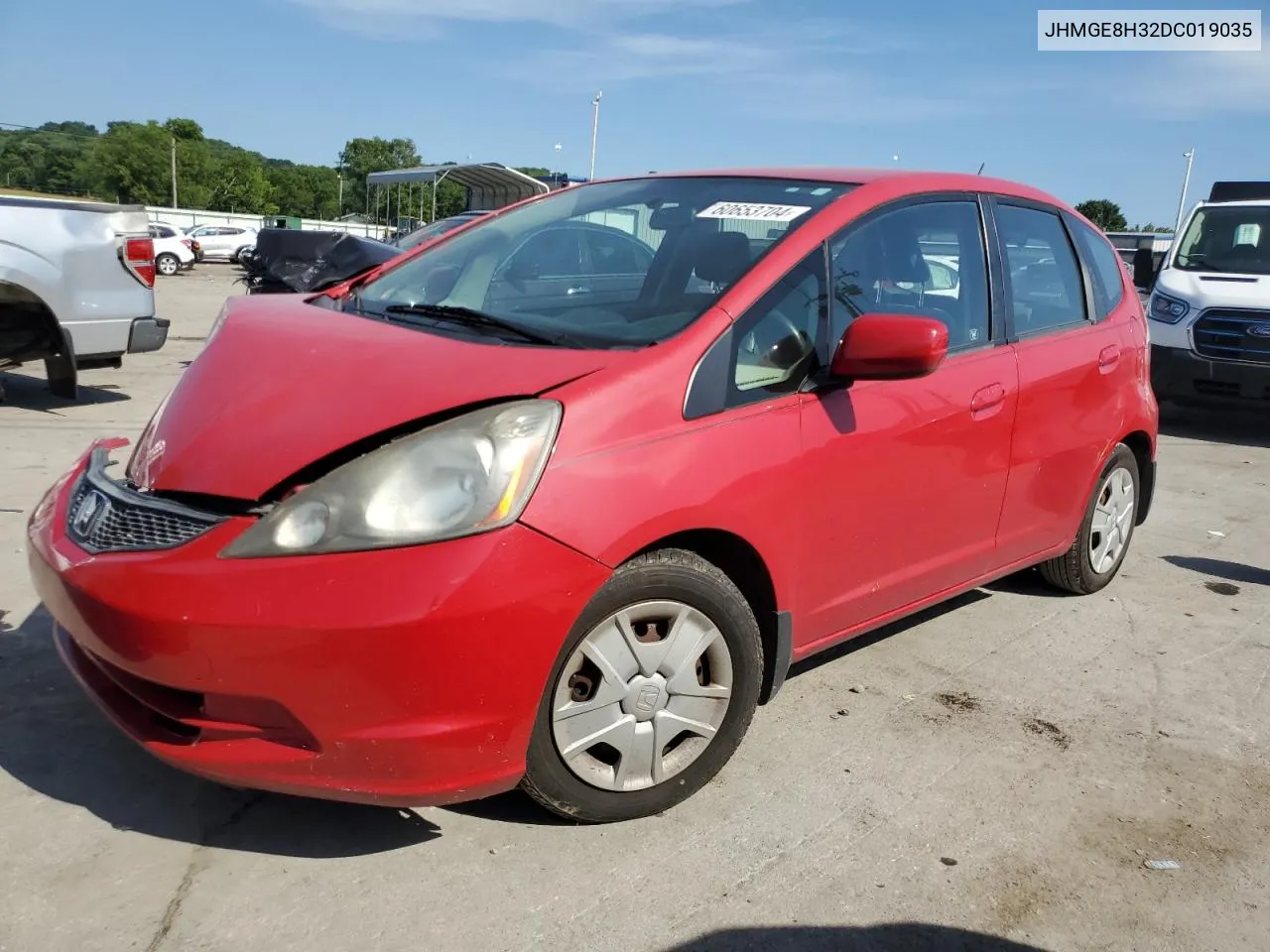 2013 Honda Fit VIN: JHMGE8H32DC019035 Lot: 60653704