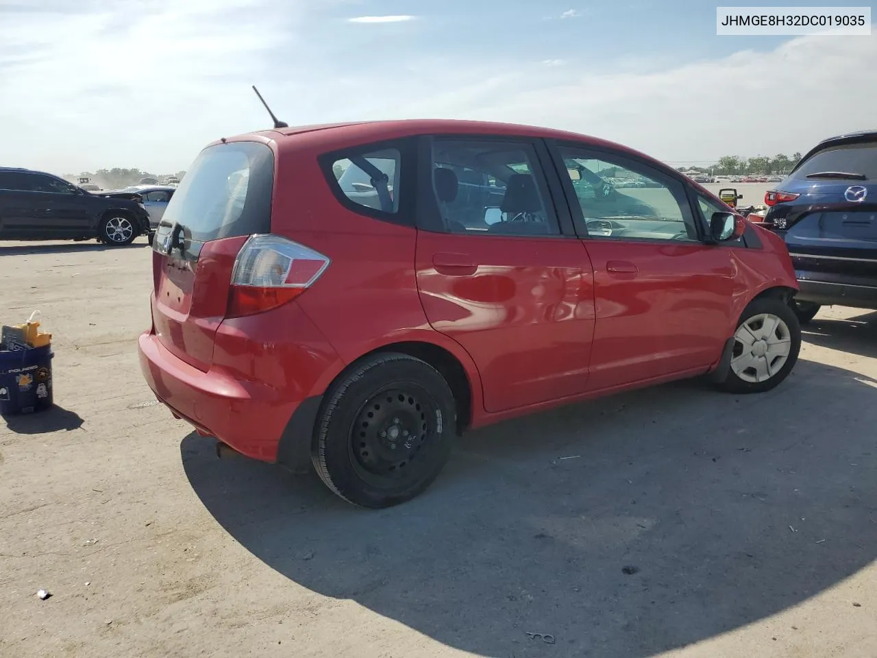 2013 Honda Fit VIN: JHMGE8H32DC019035 Lot: 60653704