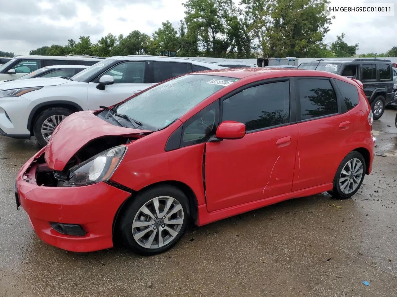 2013 Honda Fit Sport VIN: JHMGE8H59DC010611 Lot: 63112734