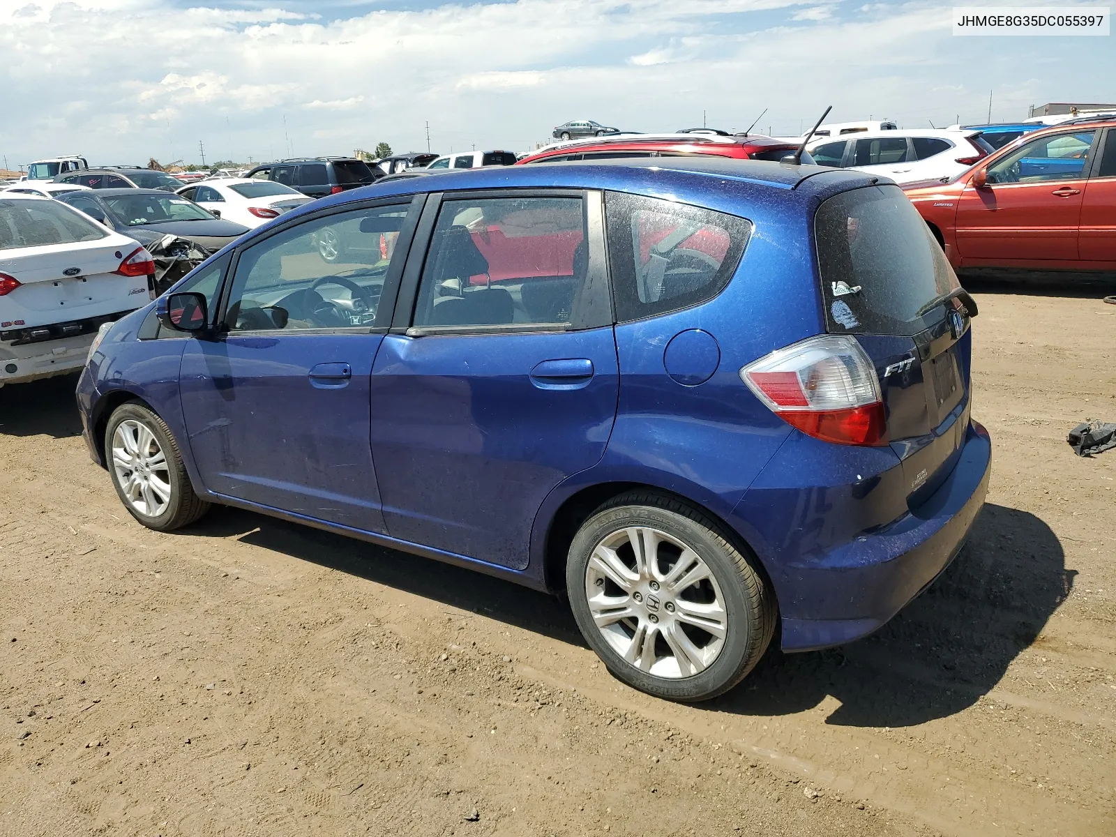 2013 Honda Fit VIN: JHMGE8G35DC055397 Lot: 66017714