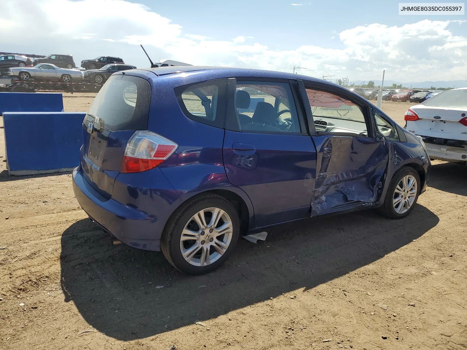 2013 Honda Fit VIN: JHMGE8G35DC055397 Lot: 66017714