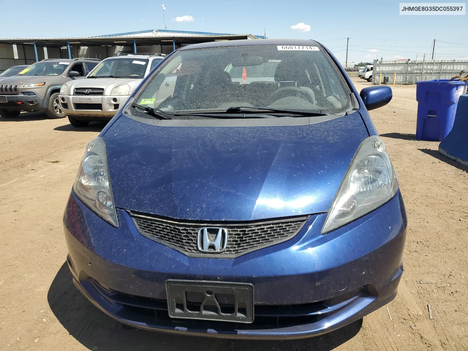 2013 Honda Fit VIN: JHMGE8G35DC055397 Lot: 66017714