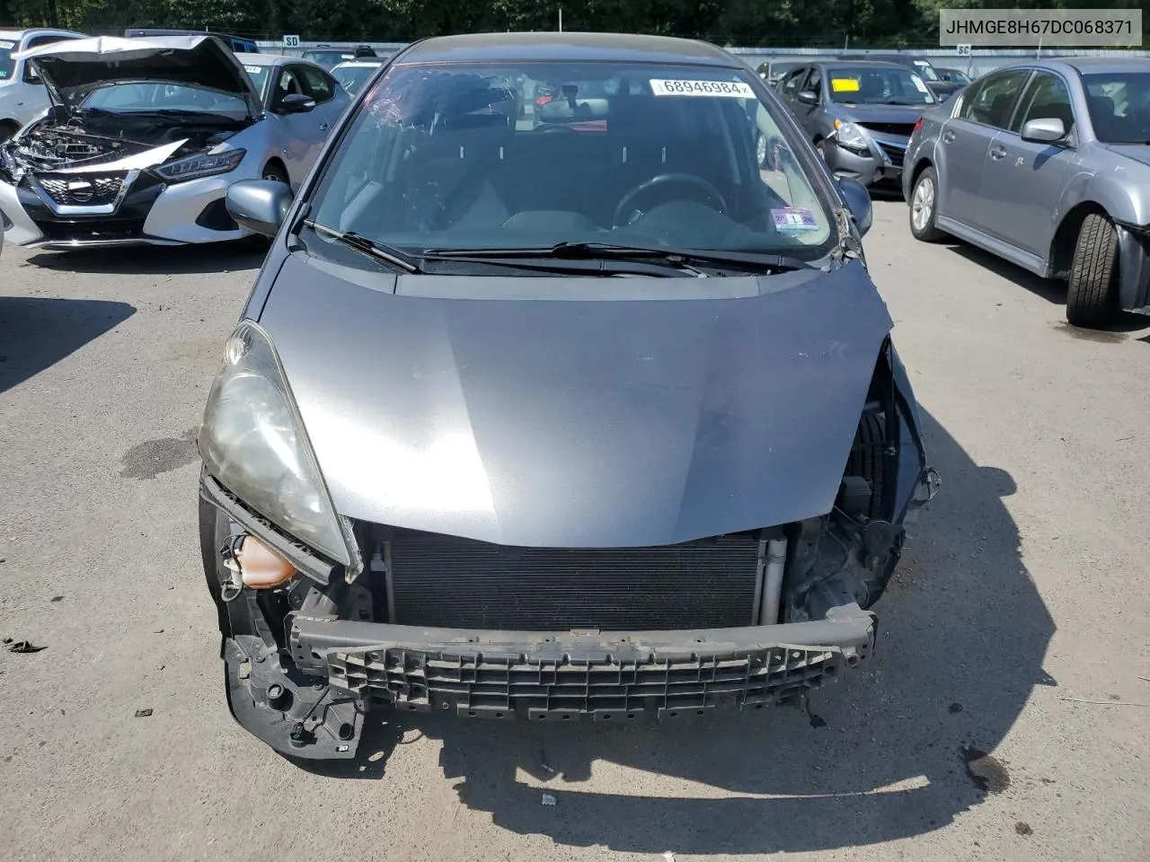 JHMGE8H67DC068371 2013 Honda Fit Sport