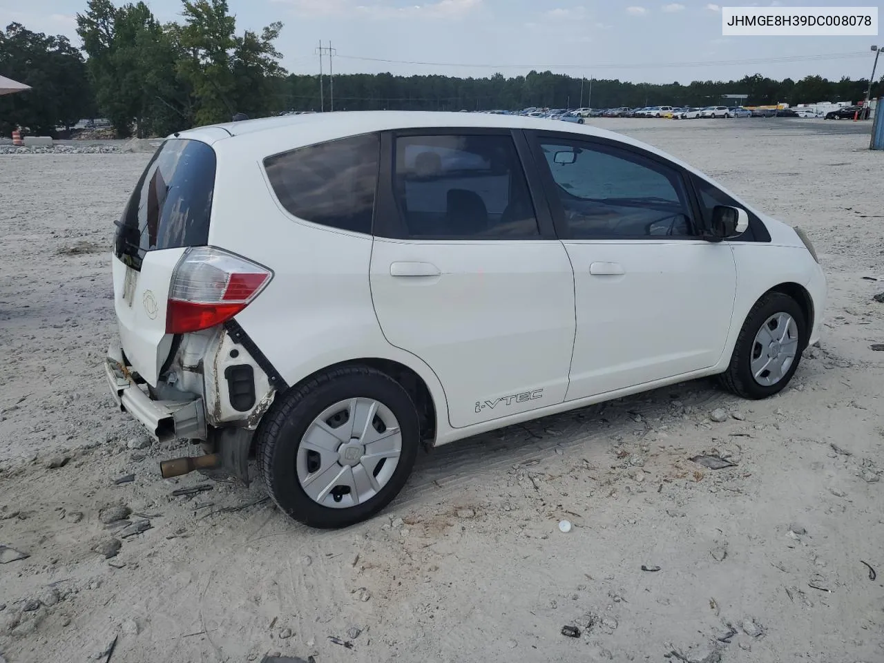 2013 Honda Fit VIN: JHMGE8H39DC008078 Lot: 69085174