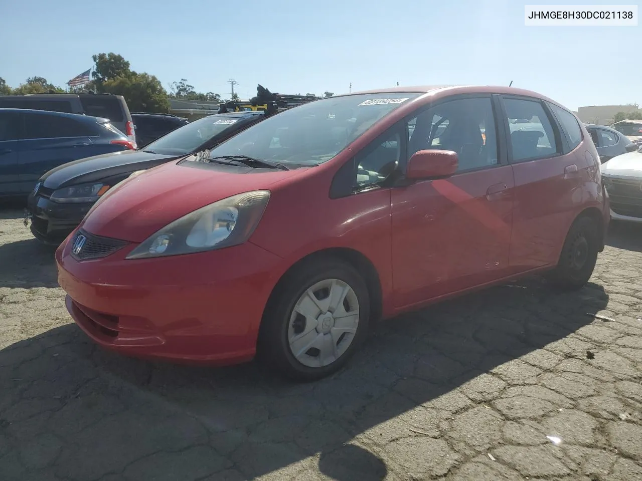 JHMGE8H30DC021138 2013 Honda Fit