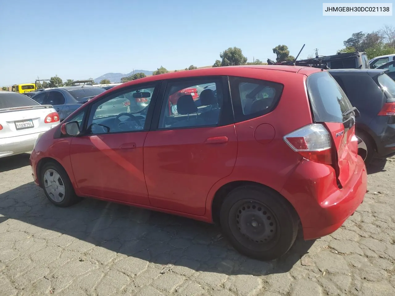 2013 Honda Fit VIN: JHMGE8H30DC021138 Lot: 69189254