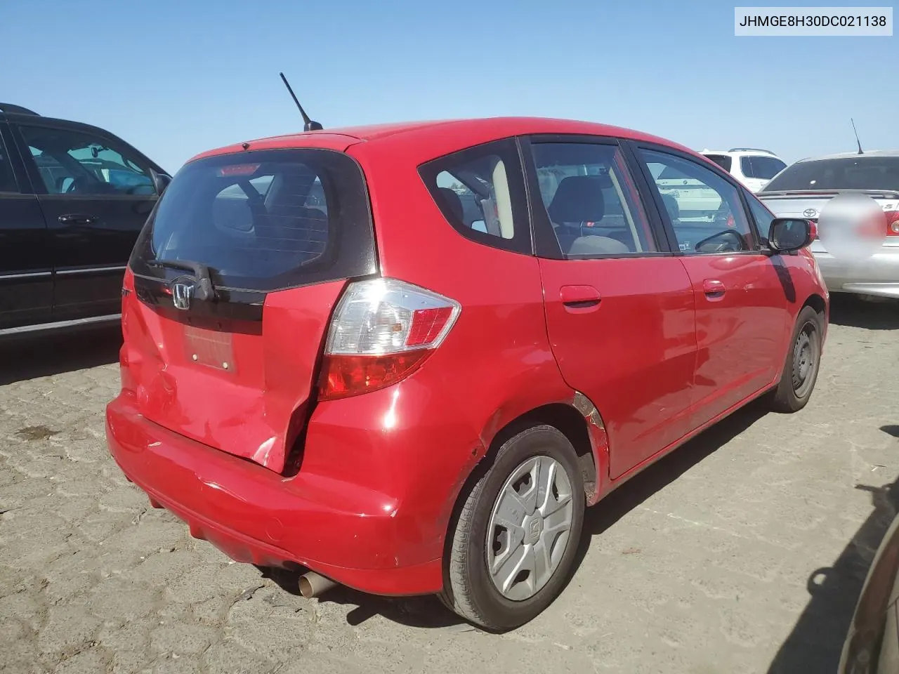 JHMGE8H30DC021138 2013 Honda Fit