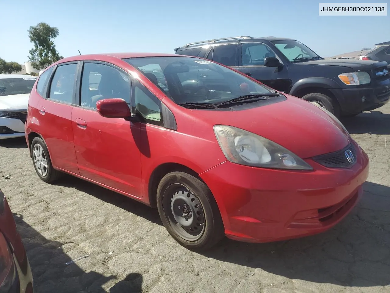 2013 Honda Fit VIN: JHMGE8H30DC021138 Lot: 69189254