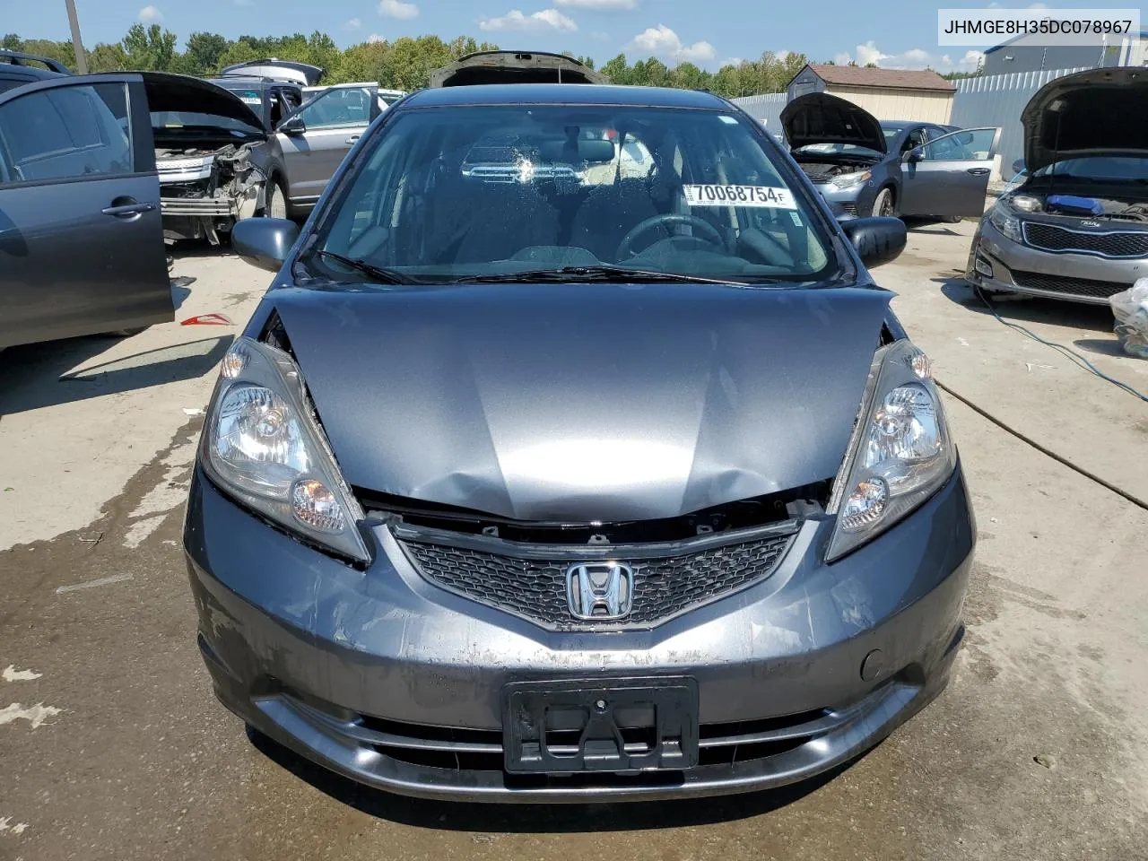 2013 Honda Fit VIN: JHMGE8H35DC078967 Lot: 70068754