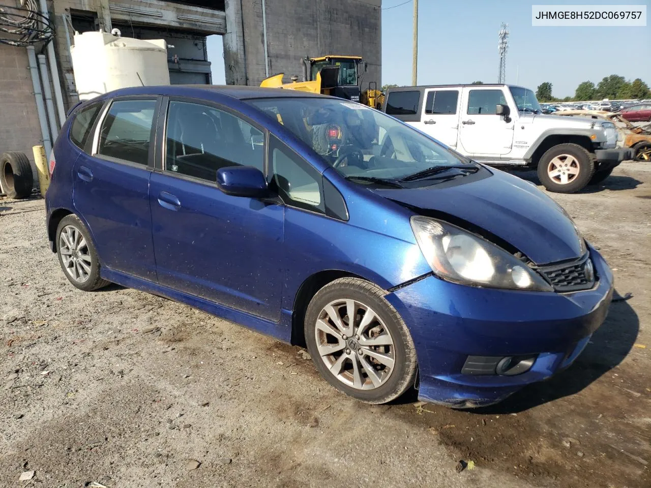 JHMGE8H52DC069757 2013 Honda Fit Sport