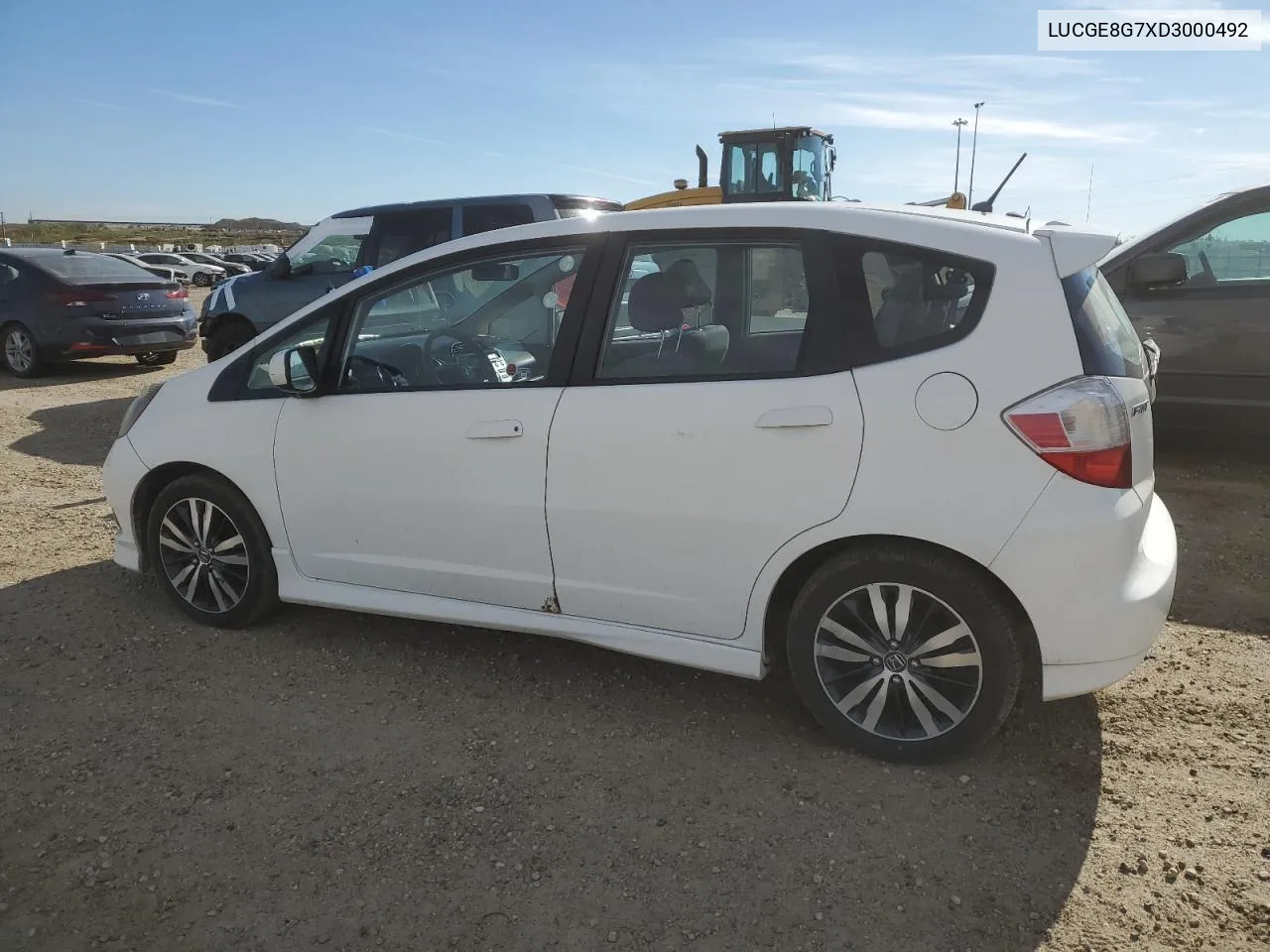 LUCGE8G7XD3000492 2013 Honda Fit Sport