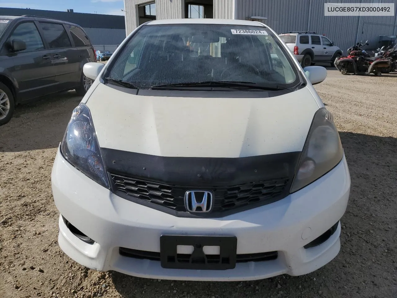 2013 Honda Fit Sport VIN: LUCGE8G7XD3000492 Lot: 72386024