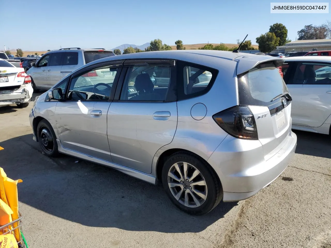 JHMGE8H59DC047447 2013 Honda Fit Sport