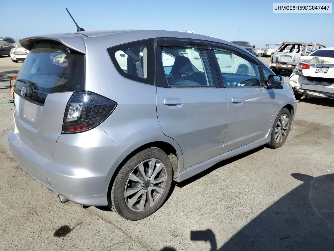 JHMGE8H59DC047447 2013 Honda Fit Sport