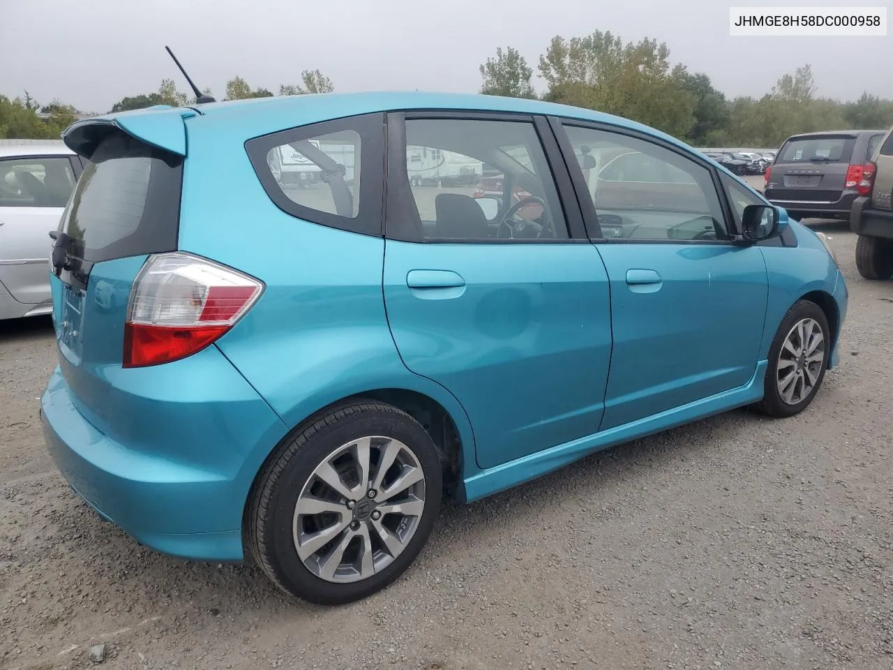 2013 Honda Fit Sport VIN: JHMGE8H58DC000958 Lot: 73195334