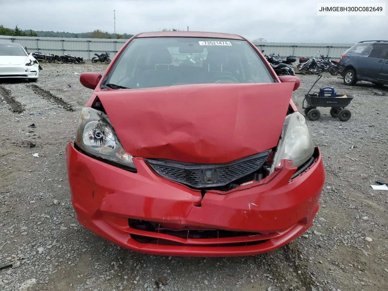 2013 Honda Fit VIN: JHMGE8H30DC082649 Lot: 73521474