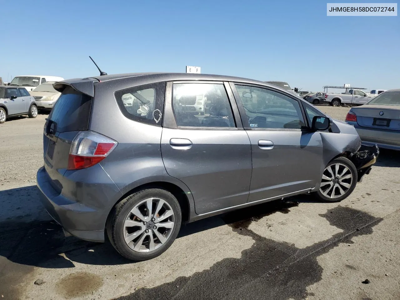 2013 Honda Fit Sport VIN: JHMGE8H58DC072744 Lot: 73534814