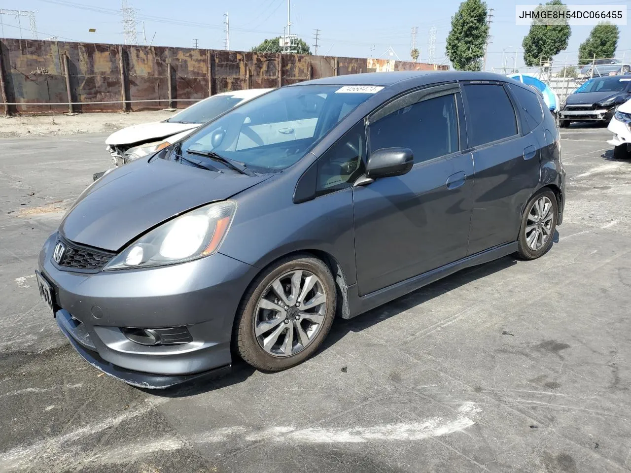 JHMGE8H54DC066455 2013 Honda Fit Sport