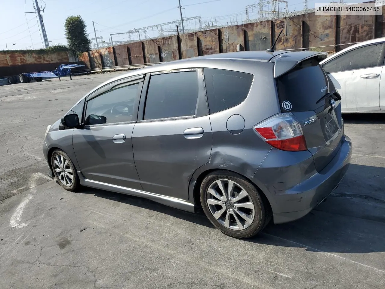 JHMGE8H54DC066455 2013 Honda Fit Sport