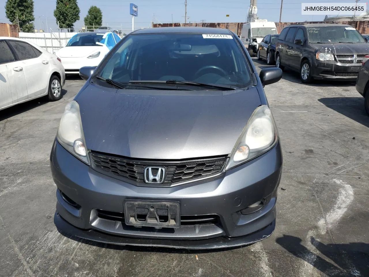 JHMGE8H54DC066455 2013 Honda Fit Sport