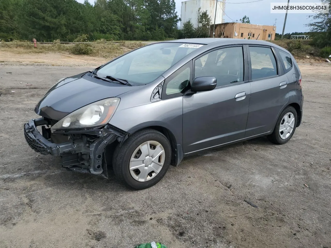 2013 Honda Fit VIN: JHMGE8H36DC064043 Lot: 74621144