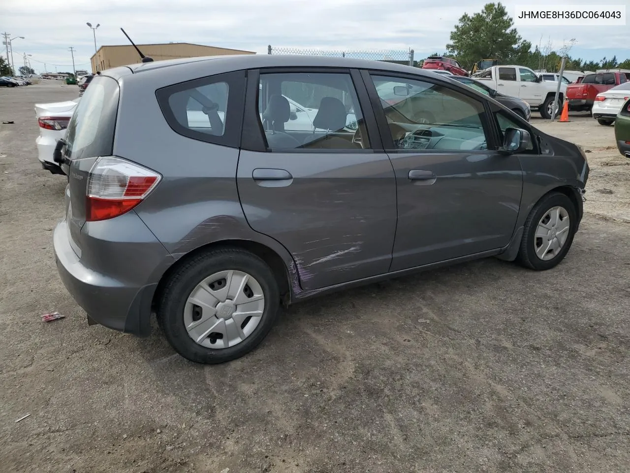 2013 Honda Fit VIN: JHMGE8H36DC064043 Lot: 74621144