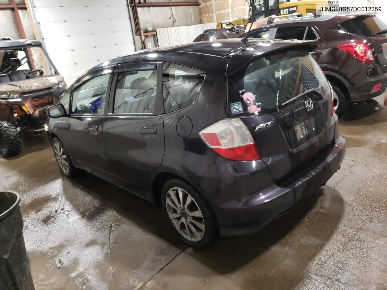 2013 Honda Fit Sport VIN: JHMGE8G57DC012259 Lot: 74837514