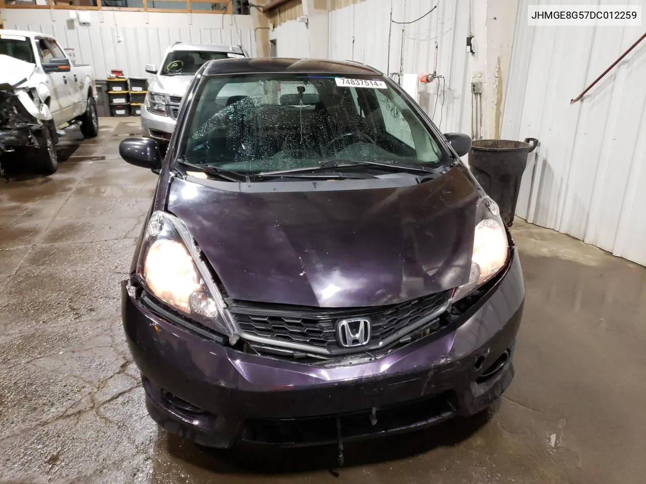 2013 Honda Fit Sport VIN: JHMGE8G57DC012259 Lot: 74837514