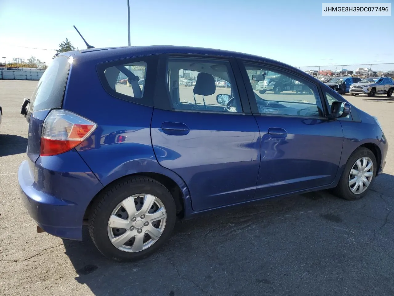 2013 Honda Fit VIN: JHMGE8H39DC077496 Lot: 75467164