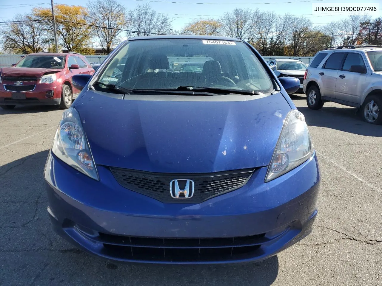 2013 Honda Fit VIN: JHMGE8H39DC077496 Lot: 75467164