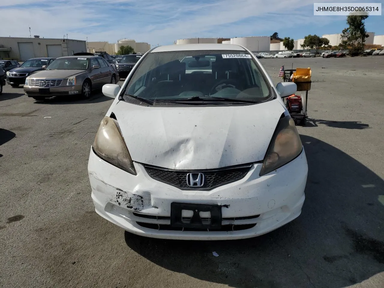 2013 Honda Fit VIN: JHMGE8H35DC065314 Lot: 75520864