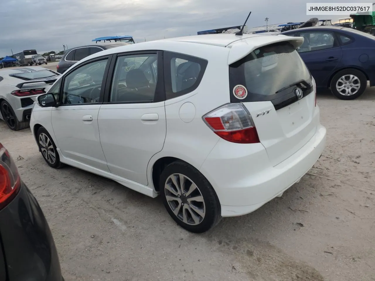 2013 Honda Fit Sport VIN: JHMGE8H52DC037617 Lot: 75984684