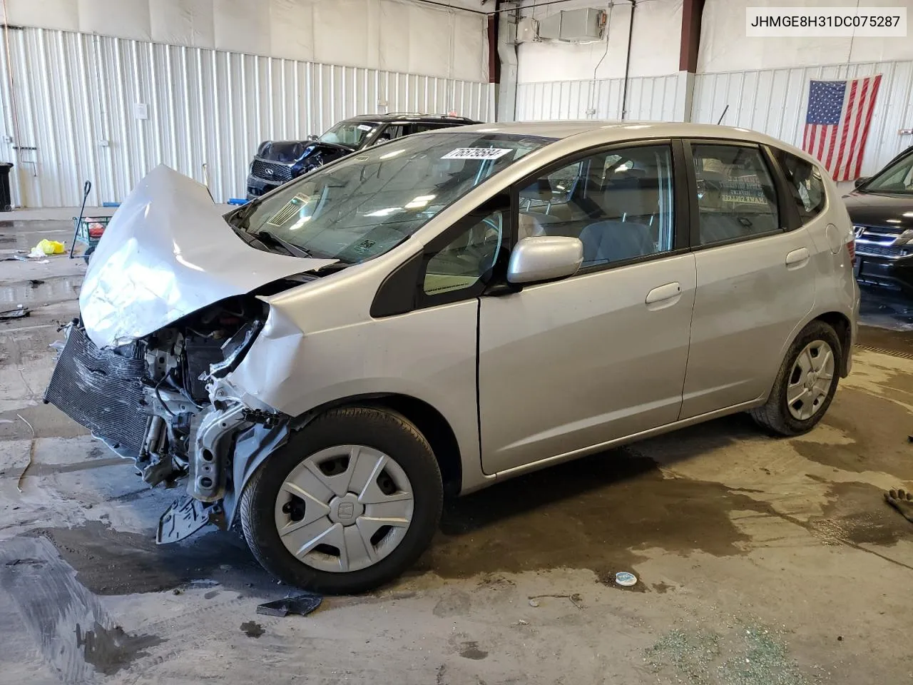 2013 Honda Fit VIN: JHMGE8H31DC075287 Lot: 76579584