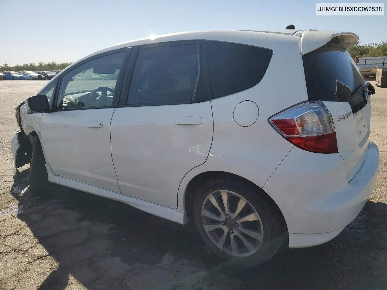 2013 Honda Fit Sport VIN: JHMGE8H5XDC062538 Lot: 76825274