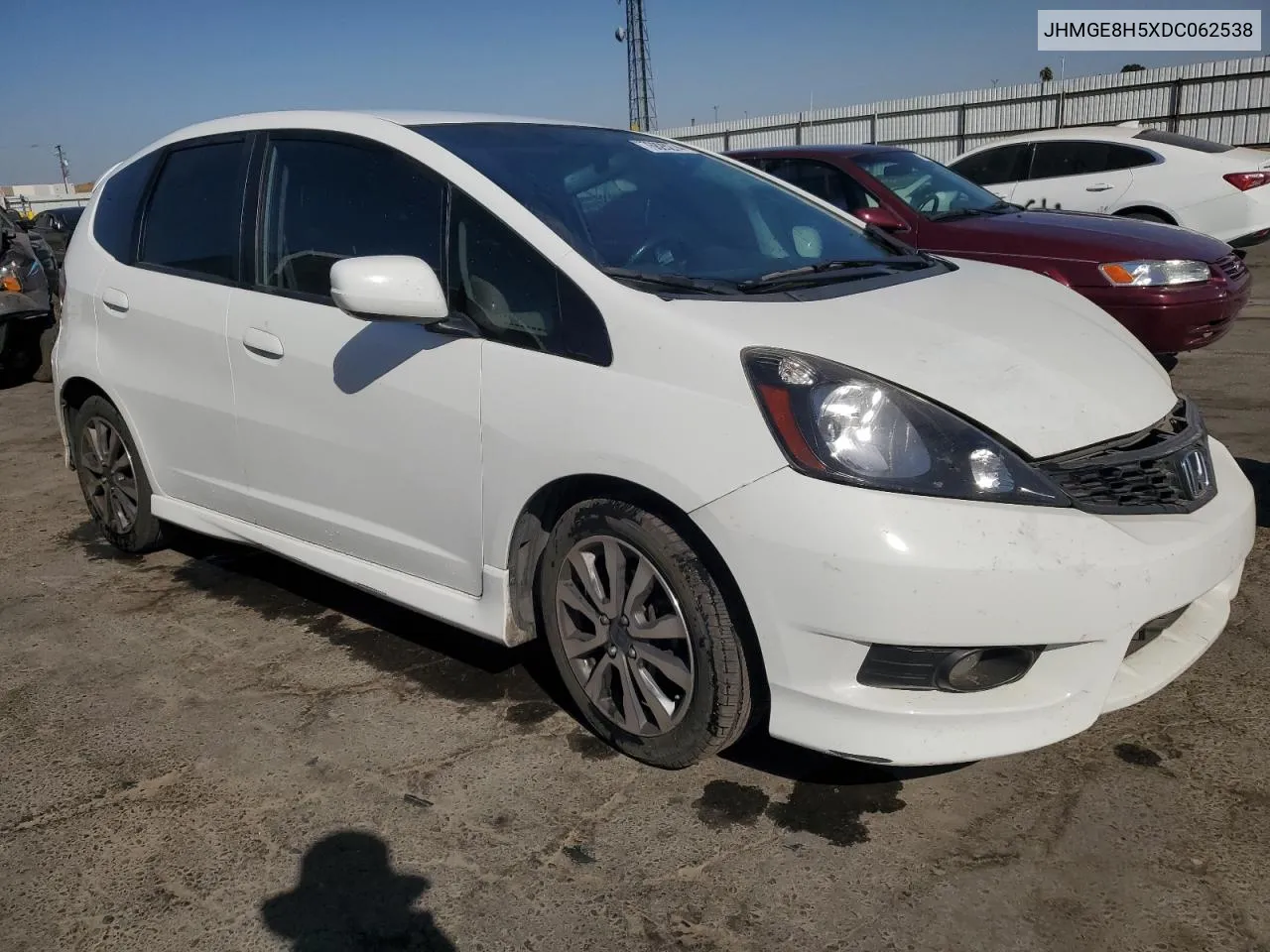 2013 Honda Fit Sport VIN: JHMGE8H5XDC062538 Lot: 76825274