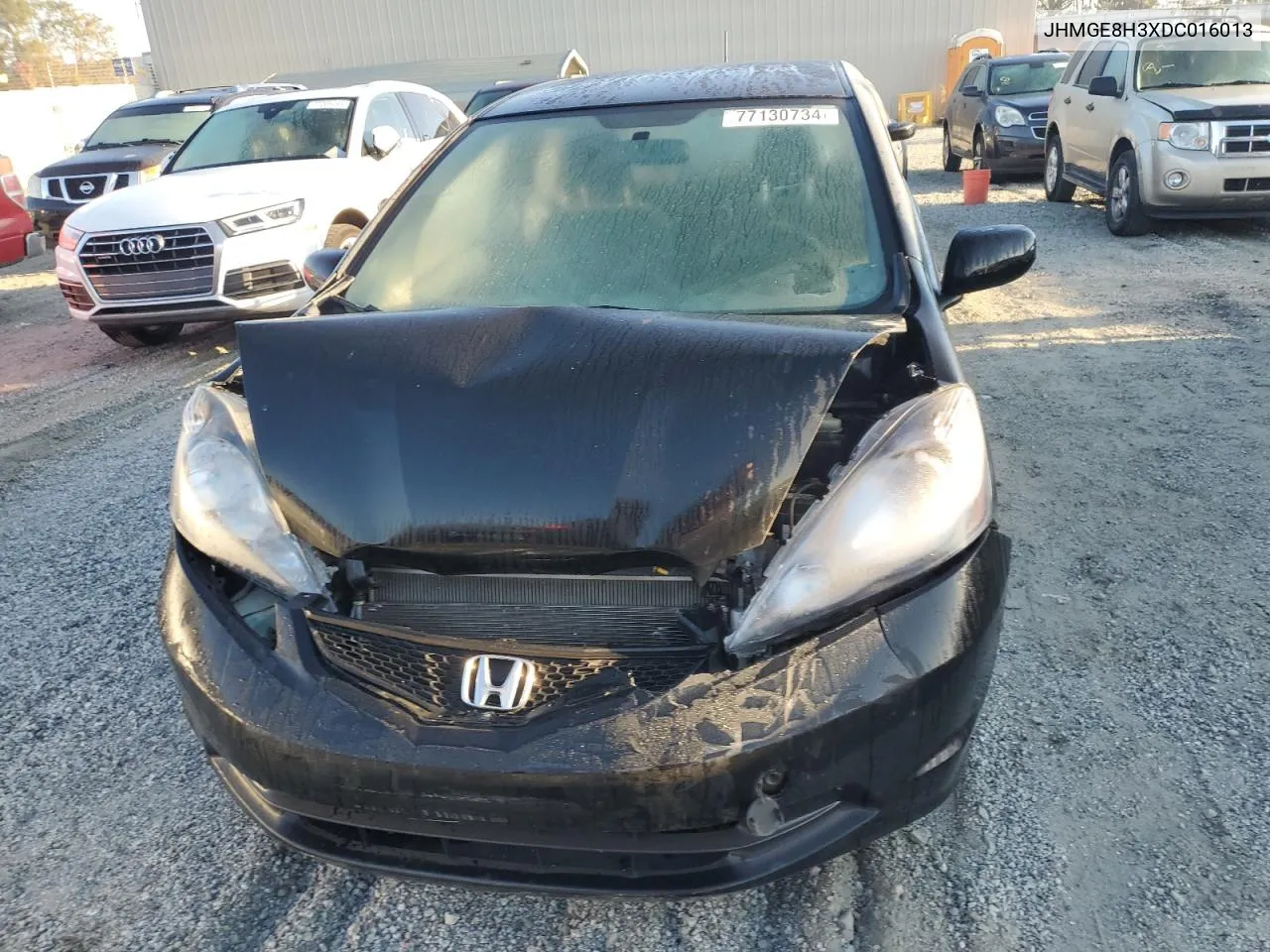 2013 Honda Fit VIN: JHMGE8H3XDC016013 Lot: 77130734