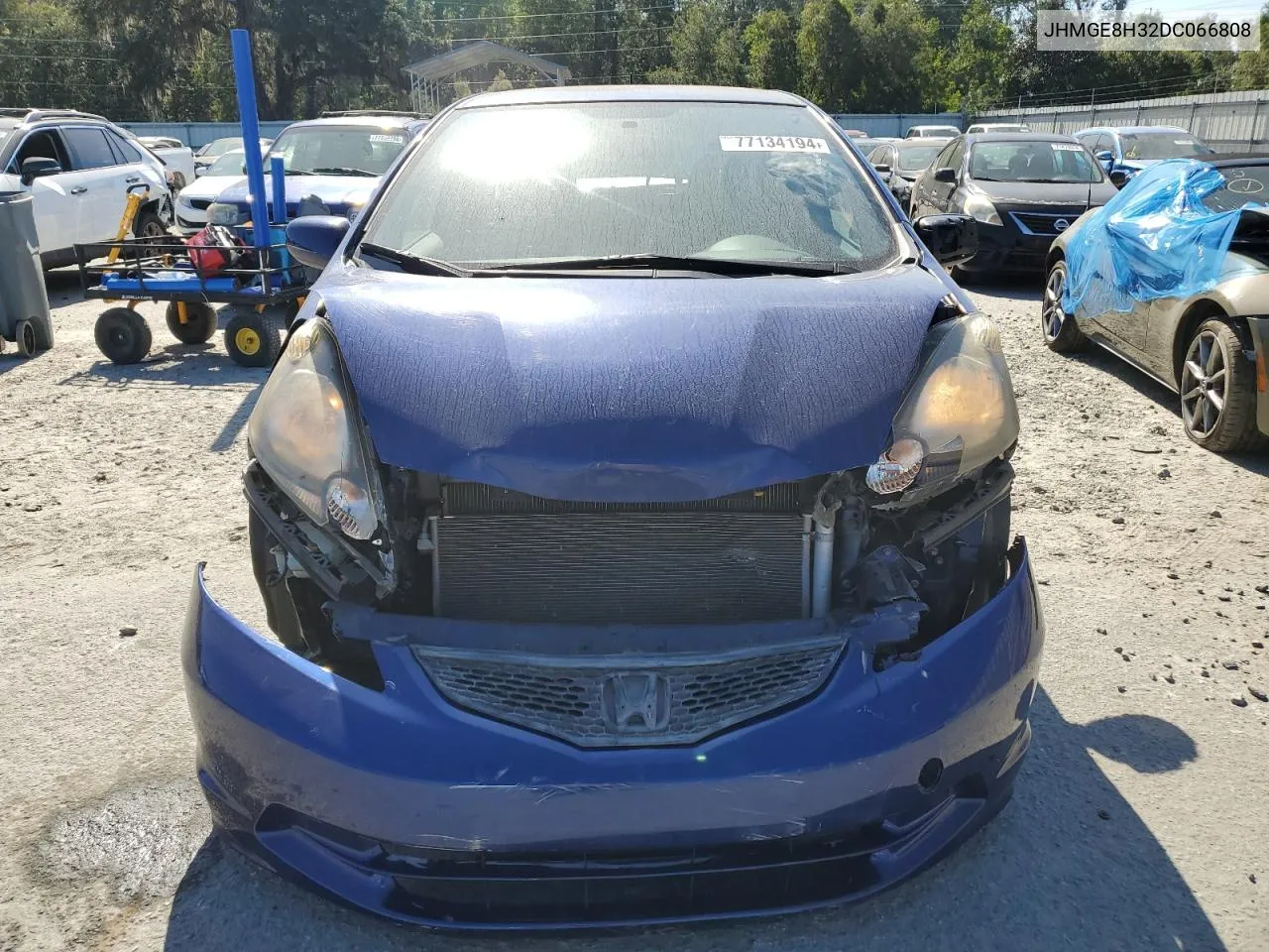 2013 Honda Fit VIN: JHMGE8H32DC066808 Lot: 77134194