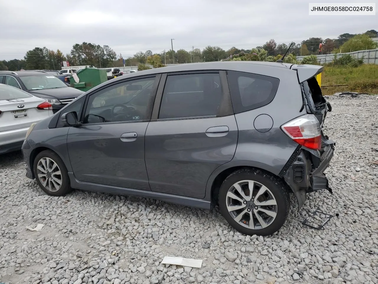 2013 Honda Fit Sport VIN: JHMGE8G58DC024758 Lot: 77291374